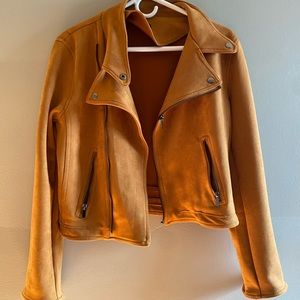 Tan suede jacket